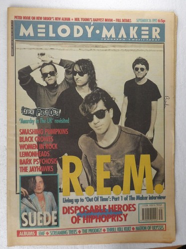 Melody maker sept 1992 - maker:,